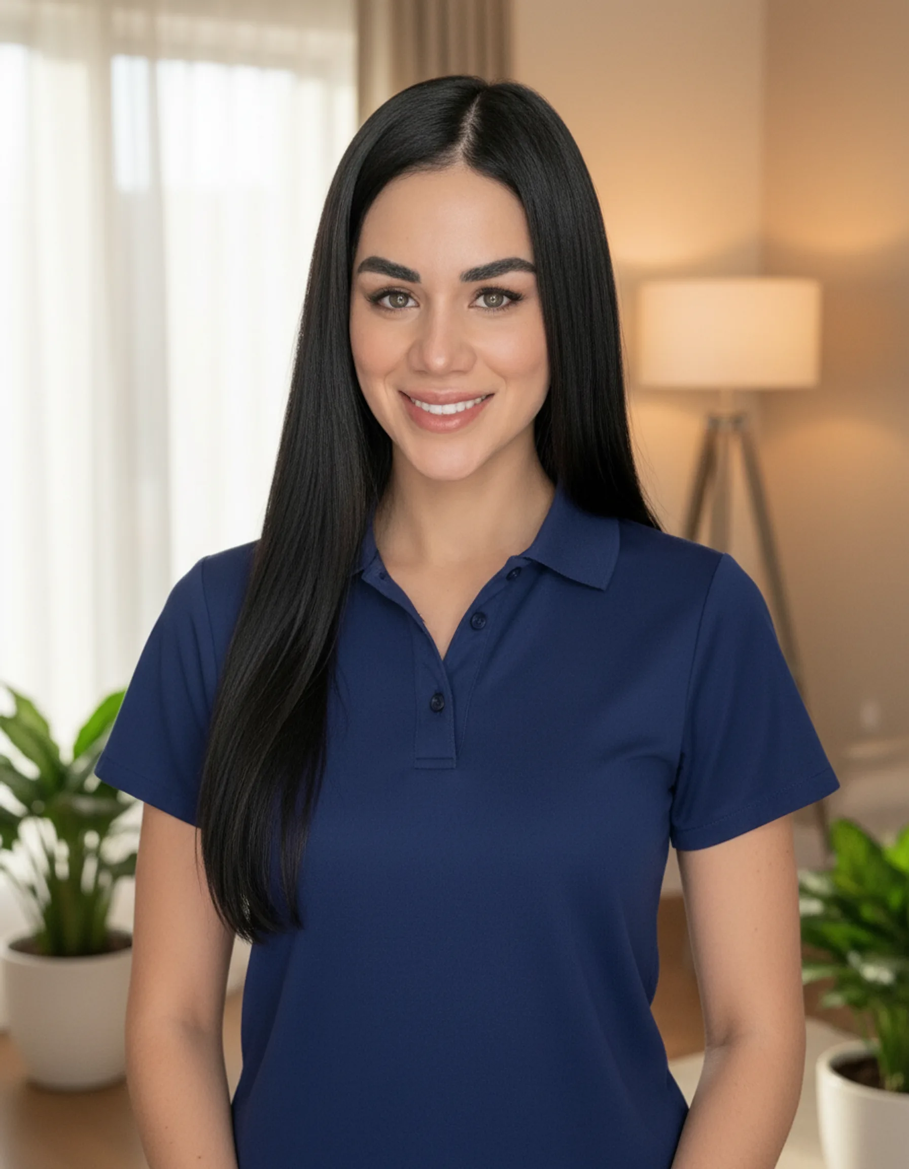 Maria Fernandez, Home Health Aide, in her allaround uniform